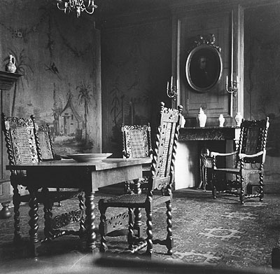 De eetzaal in kateel Nederhemert 1942/1943